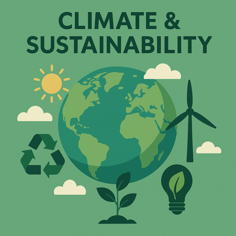 Tackling climate change with bold, sustainable action.